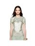 Tory Burch Multi Color Short Sleeve Blouse Size 4 - photo 2