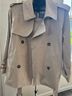 Xside Cropped Double Breasted Trench Coat Trenchcoat - photo 5