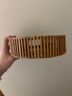 Cult Gaia 100% Bamboo Brown Tan Clutch One size - photo 3