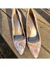 BCBGeneration Floral Multi Color Heels Size 6 1/2 - photo 5