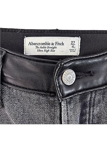 Abercrombie & Fitch Ultra High Rise Ankle Straight Jeans (view 2)