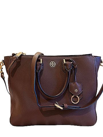 Tory Burch Leather Satchel (view 1)