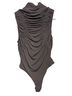 Forever 21 Gray Black Bodysuit Size XL - photo 2