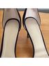 Marc Fisher 100% Suede Solid Black Gold Heels Size 11 - photo 5