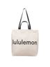 Lululemon Athletica 100% Cotton Solid Black White Tote One size - photo 1