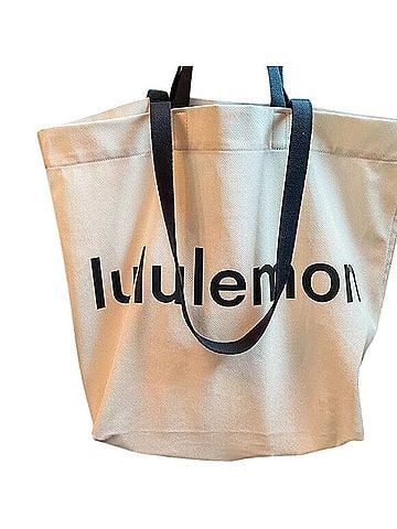 Lululemon Athletica Double Handle Logo Tote Bag Tote (view 2)