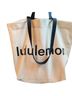 Lululemon Athletica 100% Cotton Solid Black White Tote One size - photo 2