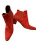 Donald J Pliner 100% Suede Red Ankle Boots Size 6 1/2 - photo 2