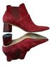 Donald J Pliner 100% Suede Red Ankle Boots Size 6 1/2 - photo 4