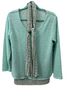 MADE IN ITALY Floral Green Pullover Sweater Size M - photo 1