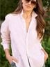 Frank & Eileen 100% Linen Stripes Pink White Button-Down Shirt Size XL - photo 3