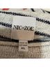 Nic + Zoe Stripes Gray Blue Red Black Pullover Sweater Size XL - photo 4