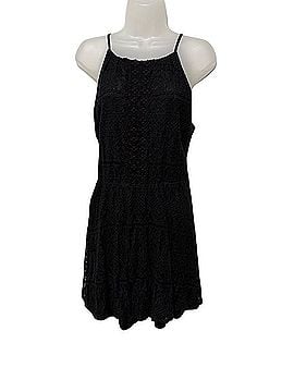 Lush Black Lace Halter Mini Dress Casual Dress (view 1)