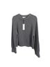 White + Warren Organic Cotton Plaited Crew Neck Pullover Sweater - photo 8
