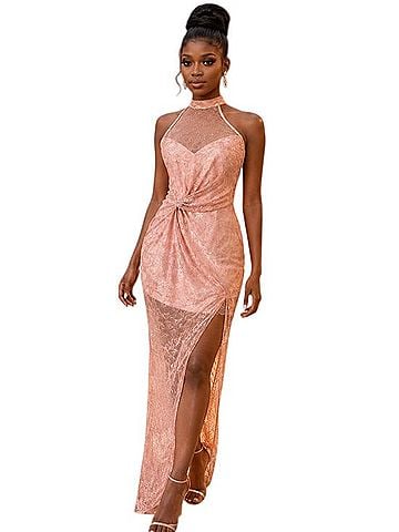 NBD Nicole Lace Gown Cocktail Dress (view 1)