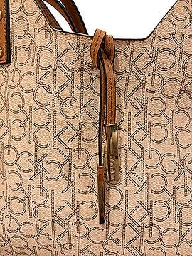 Calvin Klein Leather Tote (view 2)