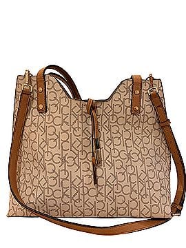 Calvin Klein Leather Tote (view 1)
