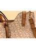 Calvin Klein Print Brown Leather Tote One size - photo 4