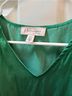 Philosophy Green Short Sleeve Blouse Size XS - photo 3