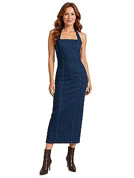 Reformation Denim Jean Casual Dress (view 1)