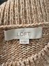 Loft 37 Diamond Pointelle Bobble Knit Sweater Pullover Sweater - photo 3