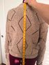 Loft 37 Diamond Pointelle Bobble Knit Sweater Pullover Sweater - photo 5