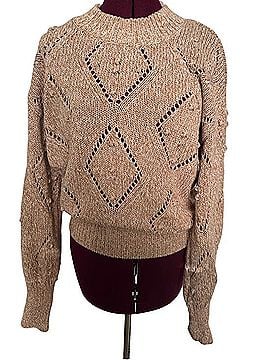 Loft 37 Diamond Pointelle Bobble Knit Sweater Pullover Sweater (view 1)