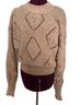 Loft 37 Diamond Pointelle Bobble Knit Sweater Pullover Sweater - photo 1