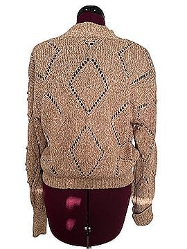 Loft 37 Diamond Pointelle Bobble Knit Sweater Pullover Sweater (view 2)