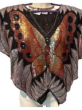 Swee Lo Short Sleeve Silk Top (view 1)