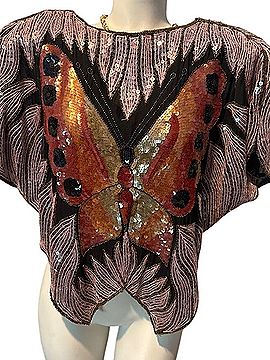 Swee Lo Short Sleeve Silk Top (view 2)