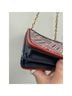 Tory Burch 100% Leather Graphic Blue Red Shoulder Bag One size - photo 11