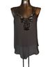 XOXO Black Beaded Strappy Camisole Tank Top - photo 1