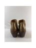 Kelsi Dagger Brooklyn 100% Leather Brown Gold Boots Size 10 - photo 5