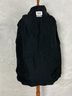 Flax 100% Wool 100% Rayon Solid Black Gray Coat Size M - photo 6