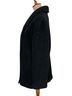 Flax 100% Wool 100% Rayon Solid Black Gray Coat Size M - photo 4