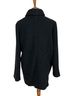 Flax 100% Wool 100% Rayon Solid Black Gray Coat Size M - photo 2