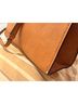 Guess Brown Tan Leather Satchel One size - photo 8