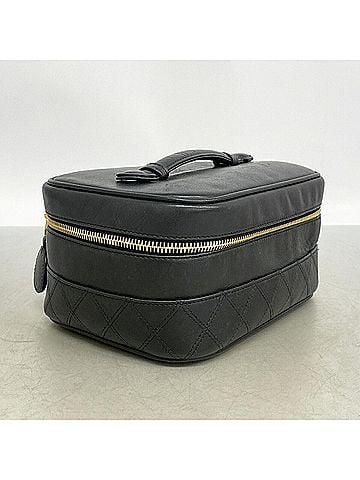 Chanel Chanel Bicolore Leather Handbag/Vanity Bag, Black, for Women (view 2)