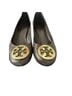 Tory Burch 100% Leather Solid Brown Gold Heels Size 9 1/2 - photo 8