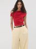 MNG Red Sleeveless Top Size M - photo 4