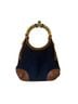 Brooks Brothers Solid Blue Tan Shoulder Bag One size - photo 1