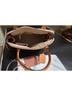 Coach Print Brown Tan Leather Satchel One size - photo 3