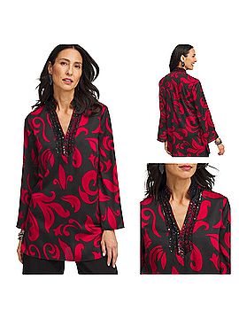 Chico's Long Sleeve Blouse (view 1)