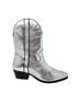 Free People 100% Leather Silver Ankle Boots Size 8 - photo 1