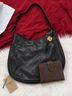 Margot 100% Leather Black Brown Leather Hobo One size - photo 9