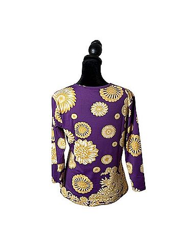 J. McLaughlin Catalina Cloth Top 3/4 Sleeve Blouse (view 2)