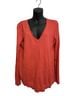 J.Crew 100% Cotton Solid Red Orange Pink Pullover Sweater Size L - photo 1