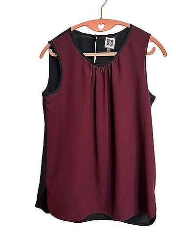 Anne Klein Sleeveless Blouse (view 1)