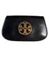 Tory Burch 100% Leather Black Gold Clutch One size - photo 1